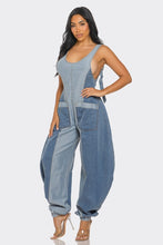 Load image into Gallery viewer, Denim Patchwork Jumpsuit
