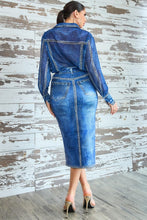 Load image into Gallery viewer, Soft Denim Shirt Set
